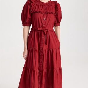 Sea New York Crimson Midi Dress
